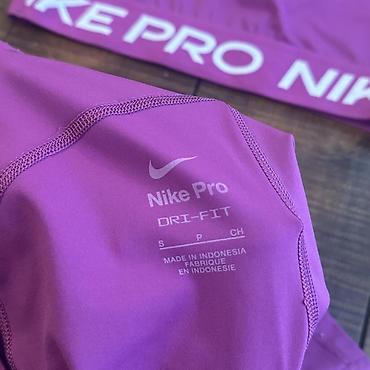 uomo torbe: Nike Pro ženski sportski komplet – dugi top i šorts - Boja — 6