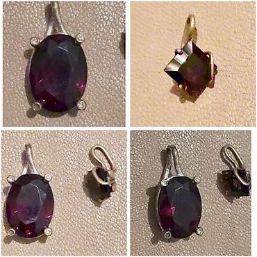 Другие ювелирные изделия: Серебряные цепи, все бусы из натуральных камней, серебряные кулоны и — 9