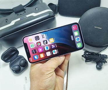 Apple iPhone: IPhone 12 mini, Б/у, 128 ГБ, Синий, Кабель, 91 % — 14