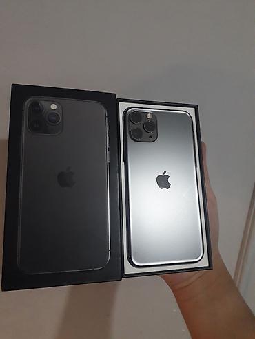 iphone orginal: IPhone 11 Pro, 256 GB, Black Titanium, Zəmanət, Barmaq izi, Simsiz şarj — 1