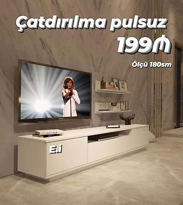 perla tv stend: Yeni, Düz TV altlığı, Polkalı — 1