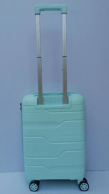 Putni koferi i torbe: Tvrdi kofer na točkiće – mint zelena boja - Materijal: lagana tvrda — 6