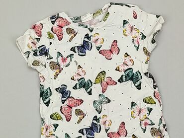 kolorowa koszula vintage: Koszulka, H&M, 9-12 m, stan - Zadowalający