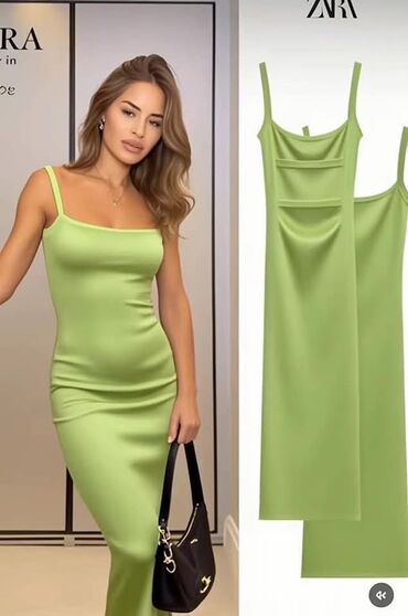 zara zenske stvari kupujem prodajem: Zara One size, color - Green, Evening, With the straps