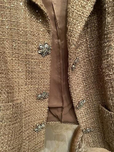qar geyimi: 177 azn alınıb .Brend: Beymen Club Model: qısa tweed jaket - Rəng — 4