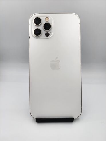 apple iphone se: IPhone 12 Pro, Б/у, 256 ГБ, Белый, Защитное стекло, Чехол, В рассрочку, 100 %