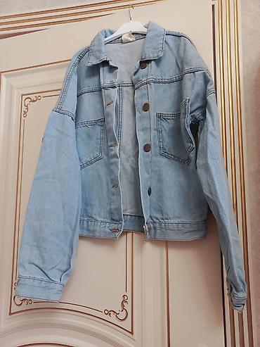 Açıq mavi cins gödəkçə - Material: 100% denim (cins), nazik