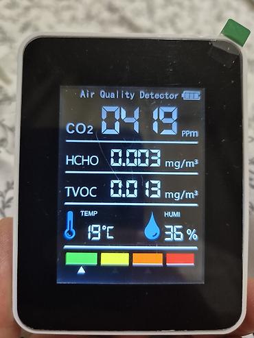 q05 air: Датчик качества воздуха 5-в-1. СО2 (углекислый газ), HCHO — 1