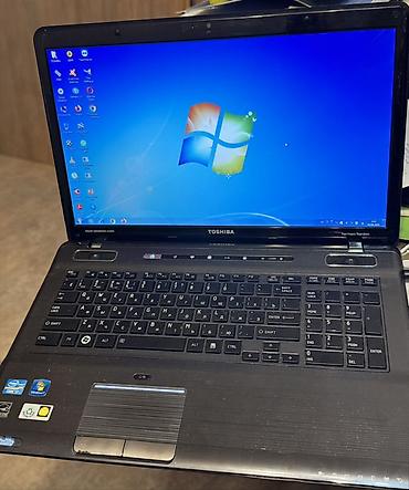 Toshiba: Toshiba Satellite noutbuk - Ekran: təxminən 17.3" genişformat LED — 1