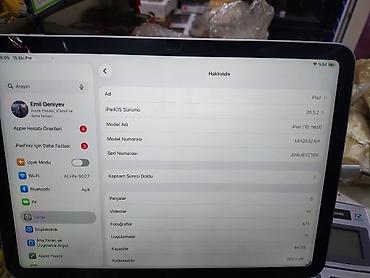 ipad 9 nəsil: Apple iPad 10-cu nəsil planşet - Model nömrəsi: MPQ03ZA/A - iPadOS — 1