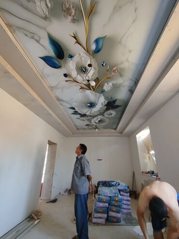 Натяжной потолок: Натяжной потолок 3D потолки, Матовое, Глянцевое Бесплатный замер, Гарантия, Бесплатная консультация — 7