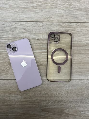 Apple iPhone: IPhone 14 Plus, Б/у, 128 ГБ, Deep Purple, Чехол, Кабель, 83 % — 4