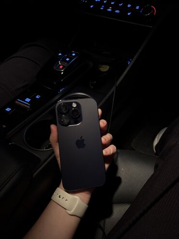 поко ф5 про цена бишкек: IPhone 14 Pro, Колдонулган, 128 ГБ, Deep Purple, 82 %