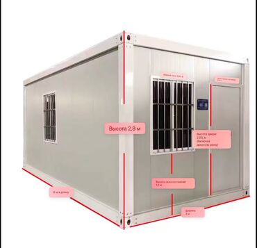 Контейнеры: МОДУЛЬНЫЕ ДОМИКИ 3х6 ГОТОВЫЙ МОДУЛЬНЫЙ ДОМИК✅ Модульный дом 3х6 — — 4