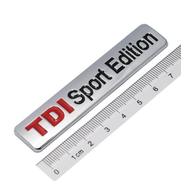 Tuning oprema: Samolepljiva metalna pločica - TDI Sport Edition Namenjeno za vozila — 5