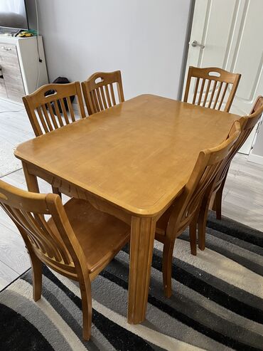 мебель мягкий: Комплект стол и стулья Кухонный, Б/у