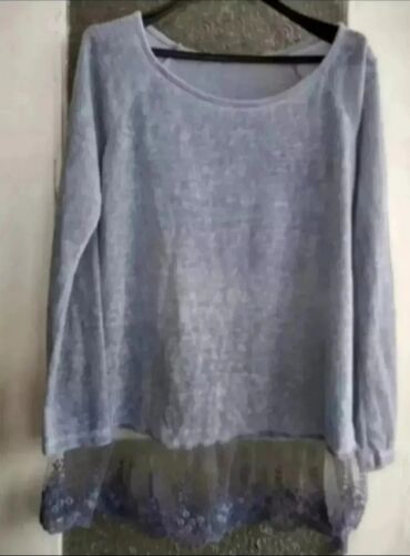 pull and bear majice: M (EU 38), Single-colored, color - Grey