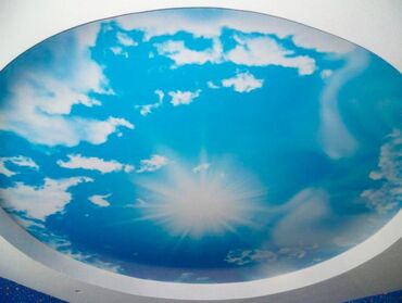 Натяжной потолок: Натяжной потолок 3D потолки, Глянцевое, Матовое Монтаж, Гарантия, Демонтаж — 11