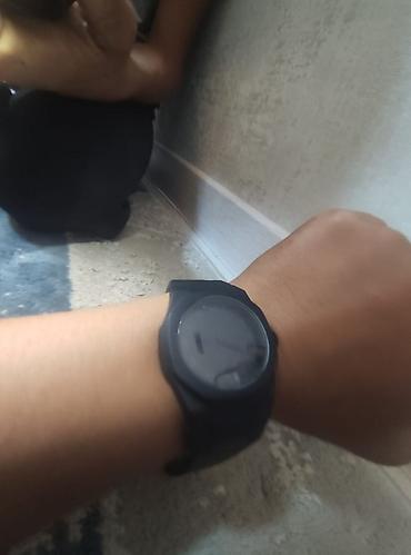 Кол сааттар: Кварцевые наручные часы, черные - Корпус круглой формы, матовое — 4