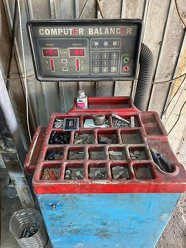 Шиномонтажное оборудование: 2 балансировка3 разбартовка4 дамкрат 2 воздушный дамкрат, 1пневма — 6