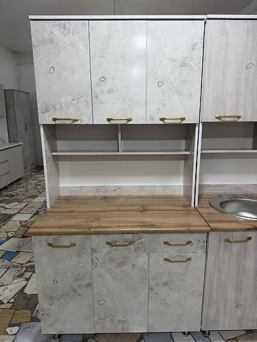 Кухонные гарнитуры: Кухонный гарнитур с мойкой и рабочей столешницей - Компактный — 7