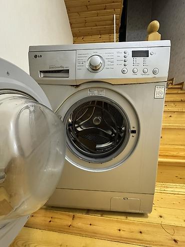 pec yuyan aparat: Paltaryuyan maşın LG, 6 kq, İşlənmiş, Avtomat, Qurutmasız, Ödənişli çatdırılma — 2