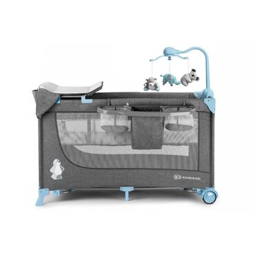 Manejlər: Манеж Kinderkraft Joy Blue с аксессуарами. Туристическая кроватка JOY -da lalafo.az — 4 Manejlər: Манеж Kinderkraft Joy Blue с аксессуарами. Туристическая кроватка JOY — 4