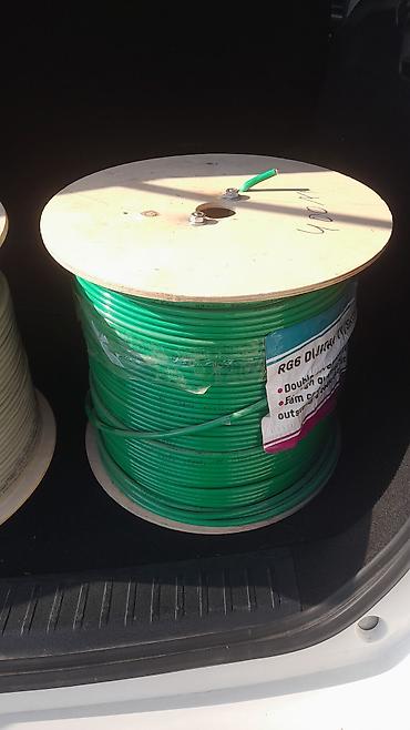 mis şunur: RG6 koaksial kabel – böyük bobin - Növ: RG6 Dual/Double shielded — 1