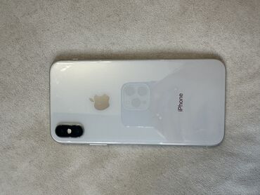 Apple iPhone: IPhone X, Б/у, 256 ГБ, Защитное стекло, Чехол, 89 %