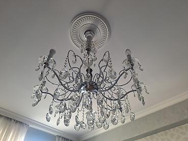 Ev üçün dekor: Çılçıraq, 8 lampa, Xrustal — 3