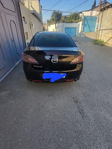 Mazda: Mazda 6 sedan - Kuzov: sedan, qara rəng - Mühərrik: benzin (markaya — 10