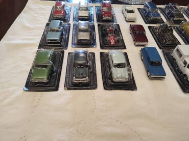 Avtomobil modelləri: Kolleksiya satılır Ümumi 85 ədəd modeldir jurnalı ilə birlikdə 77 — 6