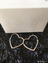 Очки: Серьги, Pandora, Серебро, 958 проба