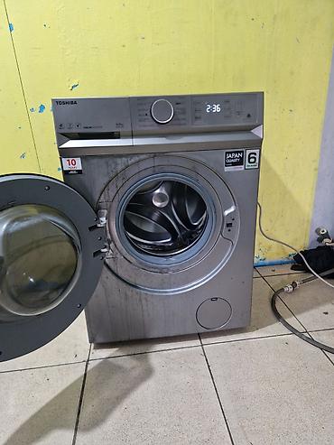 куплю кондиционер бу: Стиральная машина Toshiba, 6 кг, Б/у, Автомат, Есть сушка, Нет кредита, Платная доставка — 4