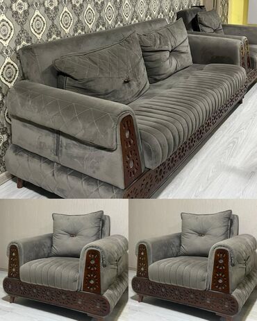 salon divanı: Divan kreslo desti satilir 550 azn. Divan acilir. Unvan mastaga m 7802