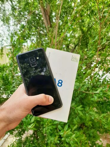 a8 v Azərbaycan | SAMSUNG: Samsung Galaxy A8 2018 | 32 GB rəng - Qara | Barmaq izi, Face ID