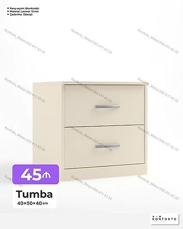 Tumba – 40×50×40 sm - Material: 18 mm laminat - Rəng seçimi lalafo.az -da Tumba – 40×50×40 sm - Material: 18 mm laminat - Rəng seçimi