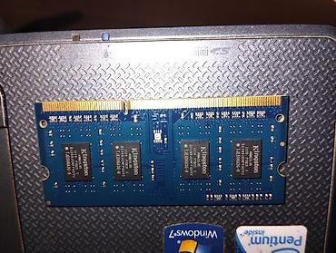 4gb ddr3 notebook ram: Kingston SO-DIMM laptop operativ yaddaş modulu - Növ: DDR3 SO-DIMM — 1
