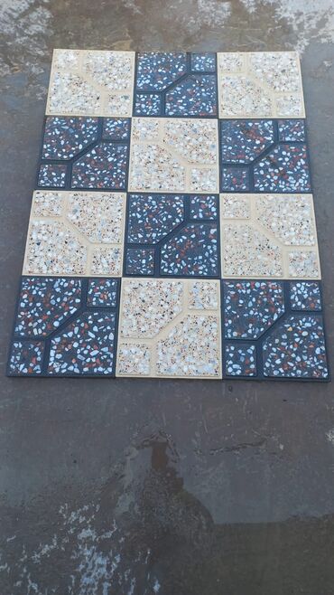 Beton plitələr: Məhsul: Kafel/daş döşəmə plitələri (mozaik daş çınqıllı dizayn) - — 12