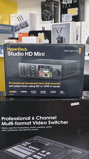 mini pc qiymeti: HD recorder Blackmagic. 1) Blackmagic Design HyperDeck Studio HD Mini — 1