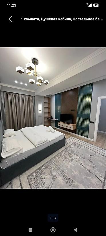 Посуточная аренда квартир: 1 комната, Люкс, элитка, Филармония, Душевая кабина, Постельное белье, Кондиционер — 5