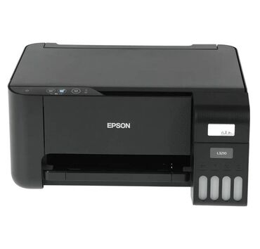 матричный принтер: МФУ Epson L3210 - цветной 3 в 1 (принтер, копир и сканер), отличный