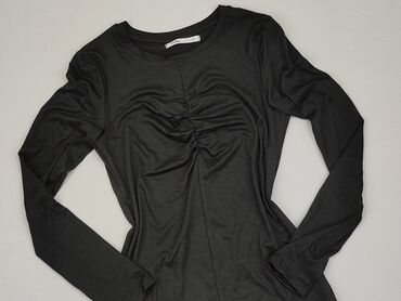 czarna długa sukienki z długim rękawem: Sukienka, M, SinSay, stan - Dobry
