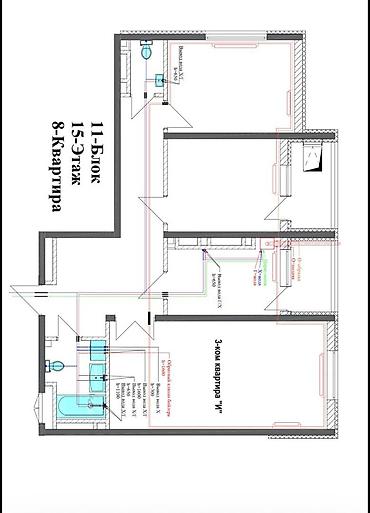 Продажа квартир: 3 комнаты, 87 м², 11 этаж at lalafo.kg — 4 Продажа квартир: 3 комнаты, 87 м², 11 этаж — 4