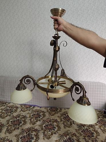 Люстры: Люстра, 4 лампы, Стекло — 4