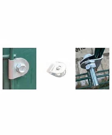 Proizvodi od rolovanog metala, metalni kanali: 🔩 METALNE SPOJNICE CINK + PVC Za stub i panel – 2D i 3D panelne ograde — 10