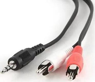 Kablovi za telefone: Stereo audio kabl 3.5 mm na 2x RCA (Y kabl) - Konektori: 3.5 mm — 6