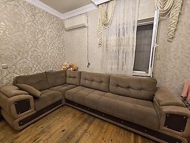 Divanlar: Künc divan, İşlənmiş, Açılan, Bazalı, Parça, Çatdırılma yoxdur — 1