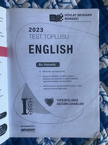 kimya 2025 toplu: İngilis dili Testlər 11-ci sinif, DİM, 1-ci hissə, 2023 il — 2