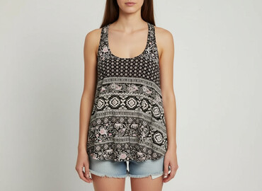 fajne sukienki boho: T-shirt damski, rozmiar S